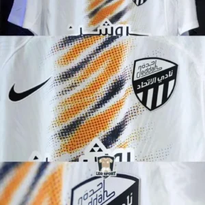 تيشرت الاتحاد الابيض لاعبين 2025