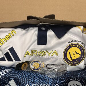 صورة بكج تيشرتات النصر السعودي تصميم رياضي